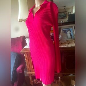 Helmut Lang Polo rib-knit dress